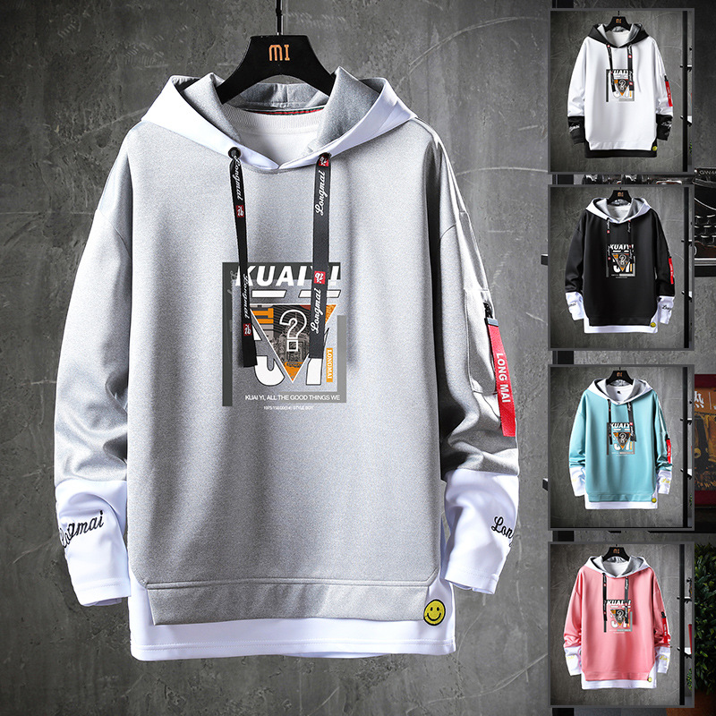 2020 Autumn and Winter round Neck Pullover Hoody Foreign Trade Loose Hoodie Top Youth Popular Brand Men&#039;s Wholesale