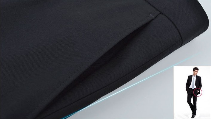 Customized Man's Suit, Professional Korean Style Slim Fit Business Suit Jacket and Men's Business Formal