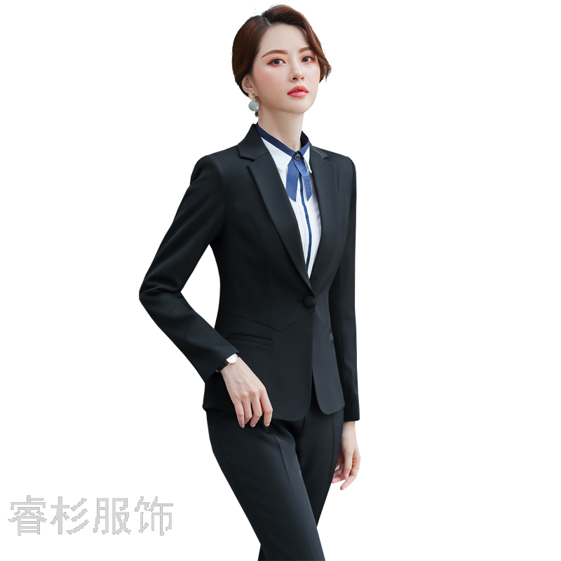 Fashion Suit Women&#039;s Business Wear Dignified Goddess Fan High-End Suit Female Suit Slim Fit Slimming Business Suit