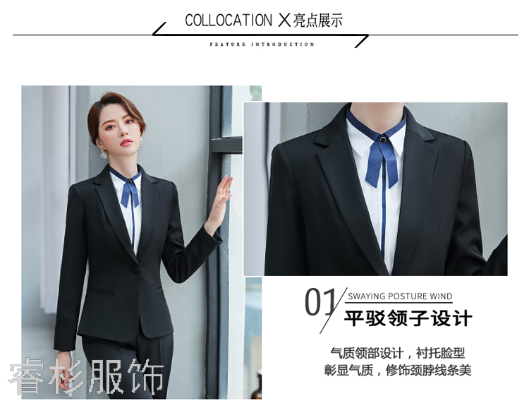 Fashion Suit Women's Business Wear Dignified Goddess Fan High-End Suit Female Suit Slim Fit Slimming Business Suit