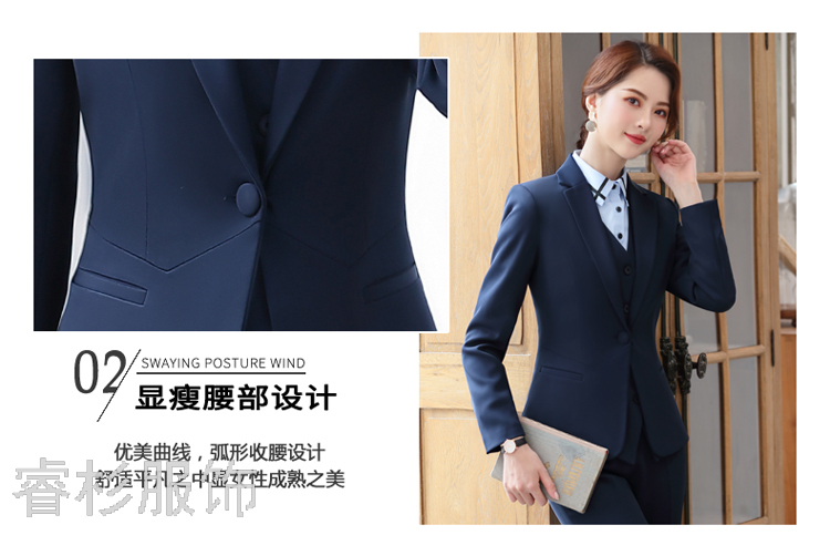 Fashion Suit Women's Business Wear Dignified Goddess Fan High-End Suit Female Suit Slim Fit Slimming Business Suit