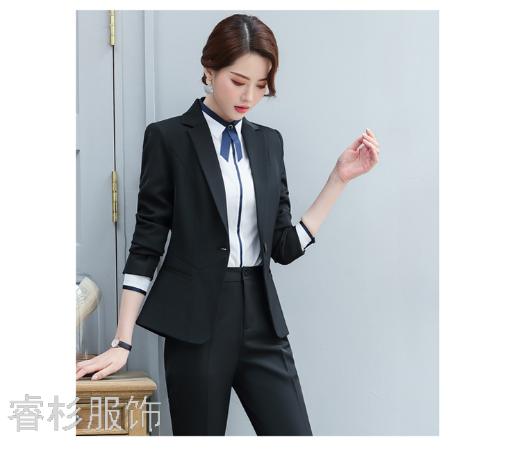 Fashion Suit Women's Business Wear Dignified Goddess Fan High-End Suit Female Suit Slim Fit Slimming Business Suit