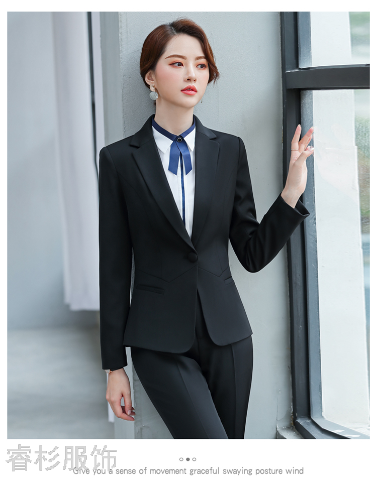 Fashion Suit Women's Business Wear Dignified Goddess Fan High-End Suit Female Suit Slim Fit Slimming Business Suit