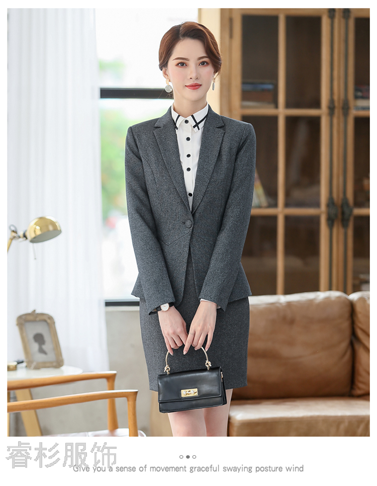 Fashion Suit Women's Business Wear Dignified Goddess Fan High-End Suit Female Suit Slim Fit Slimming Business Suit