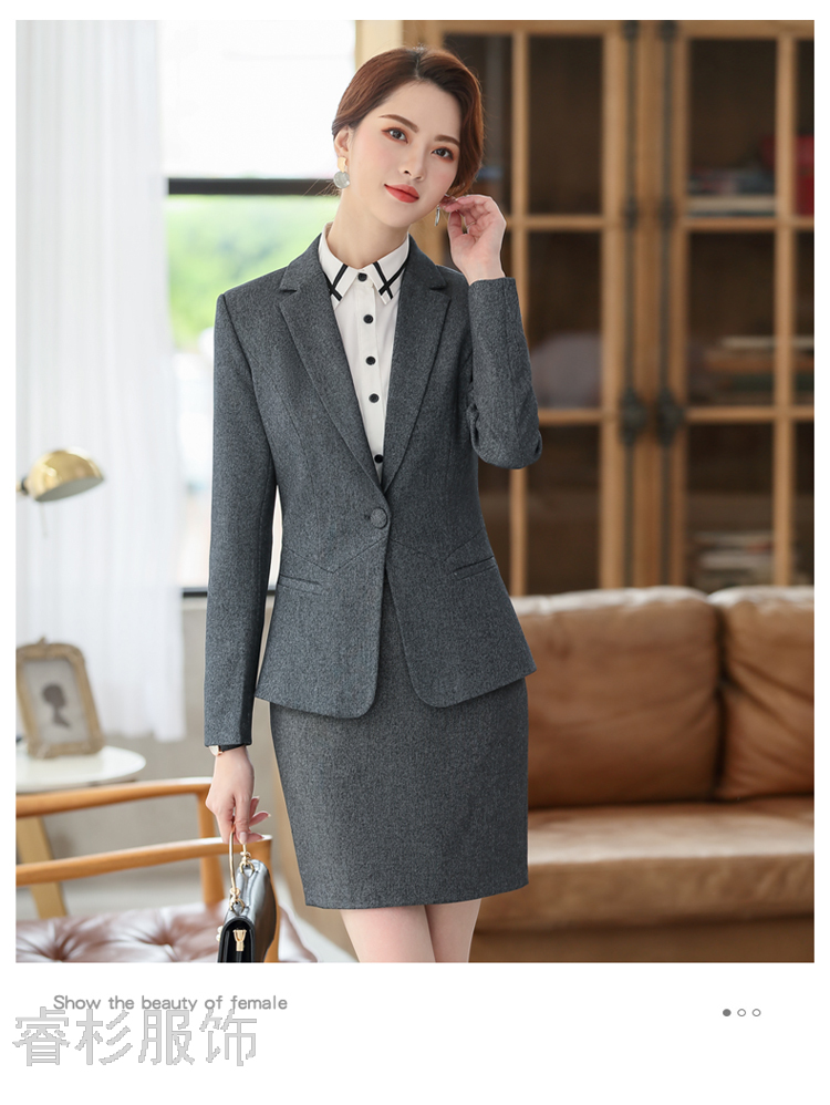 Fashion Suit Women's Business Wear Dignified Goddess Fan High-End Suit Female Suit Slim Fit Slimming Business Suit