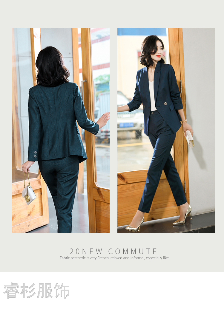 Fashion Suit Women's Business Wear Dignified Goddess Fan High-End Suit Female Suit Slim Fit Slimming Business Suit
