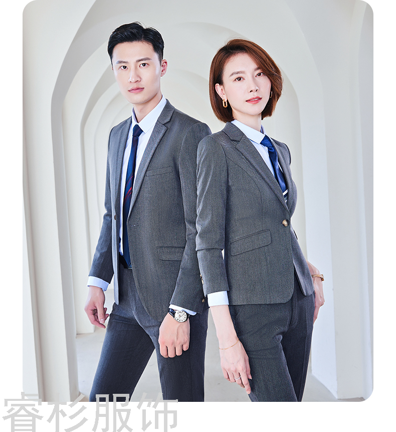 Business Wear Autumn and Winter Suit Suit Workwear Sales Department Men's and Women Same Business Business Suit Workwear