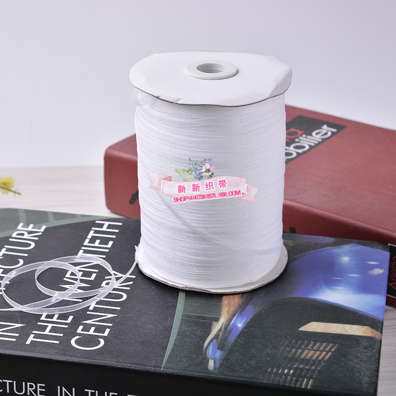 0.3cm Yarn Strip Chiffon Ribbon Transparent Nylon Ribbon DIY Bow Wedding Home Textile Clothing Accessories Ribbon Wholesale