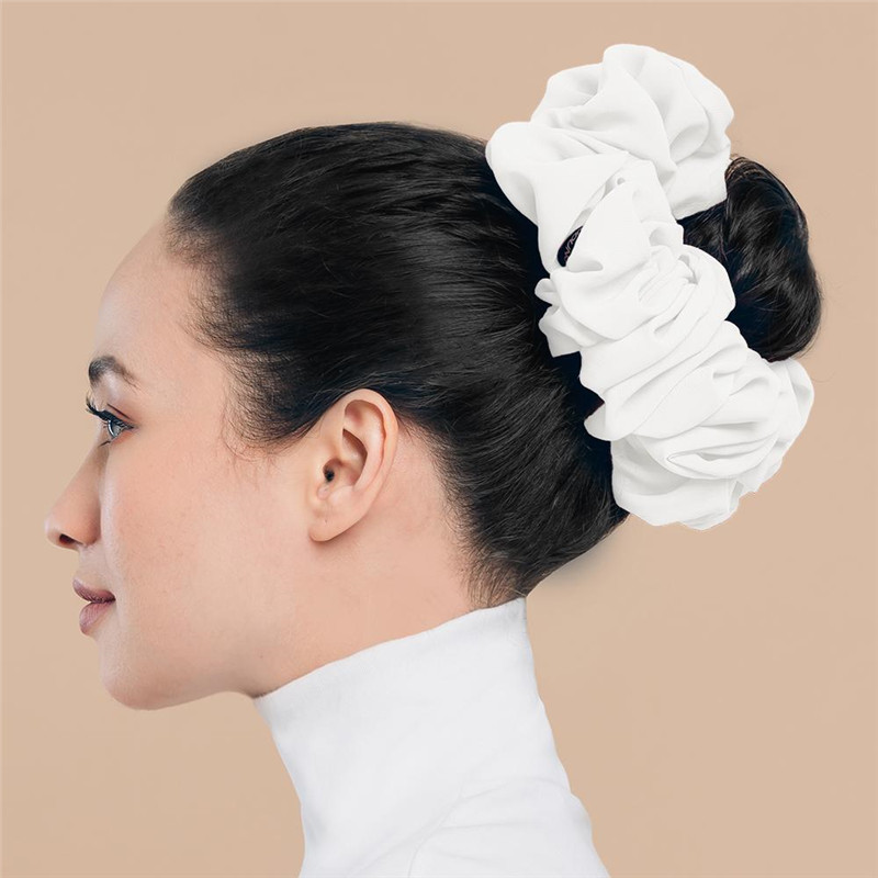 Hot sale chiffon Elastic Hair Bands Scrunch Ponytail Holder Scrunchy Hair Ties Solid Color Women Girls Female Hair Ties