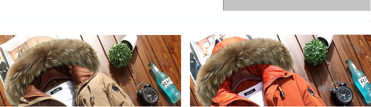 Overseas-purchasing wholesale down jackets overalls for men's clothing manufacturers Thicken men's outerwear uniforms for men