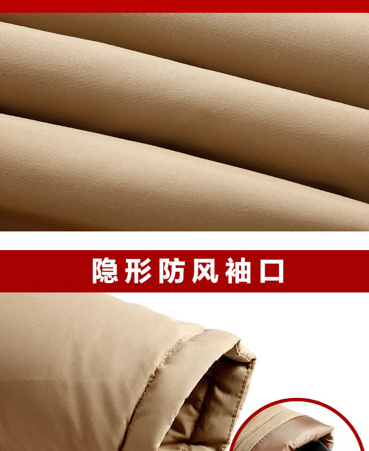 Overseas-purchasing wholesale down jackets overalls for men's clothing manufacturers Thicken men's outerwear uniforms for men