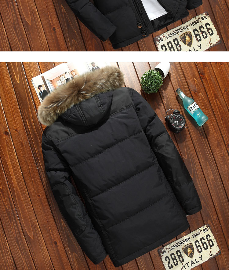 Overseas-purchasing wholesale down jackets overalls for men's clothing manufacturers Thicken men's outerwear uniforms for men