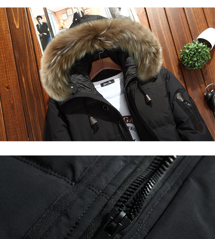 Overseas-purchasing wholesale down jackets overalls for men's clothing manufacturers Thicken men's outerwear uniforms for men