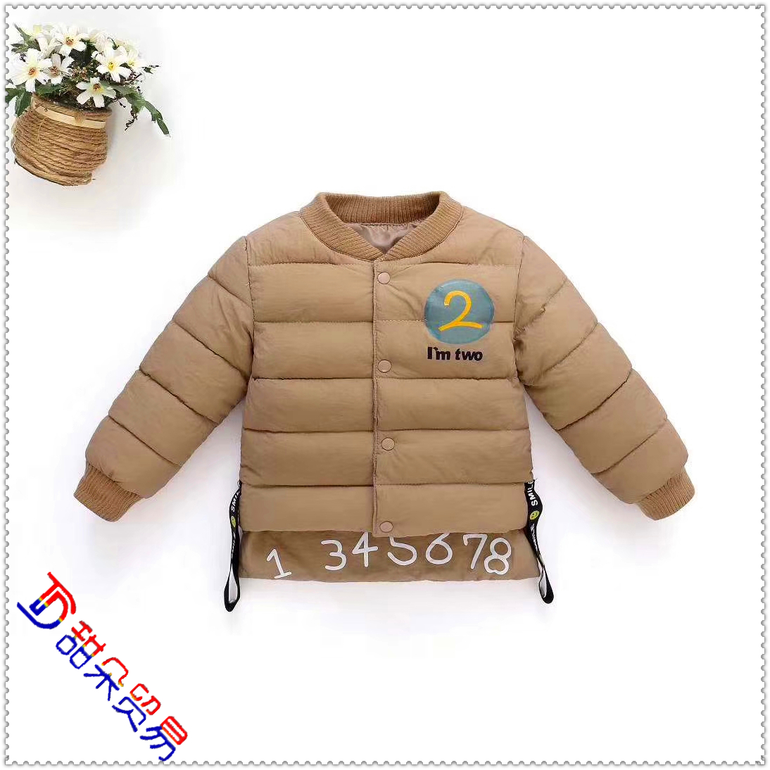 Children&#039;s down cotton-padded jackets with inner pockets short cotton-padded winter jackets for boys and girls 