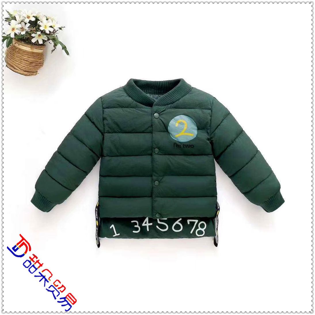 Children&#039;s down cotton-padded jackets with inner pockets short cotton-padded winter jackets for boys and girls 