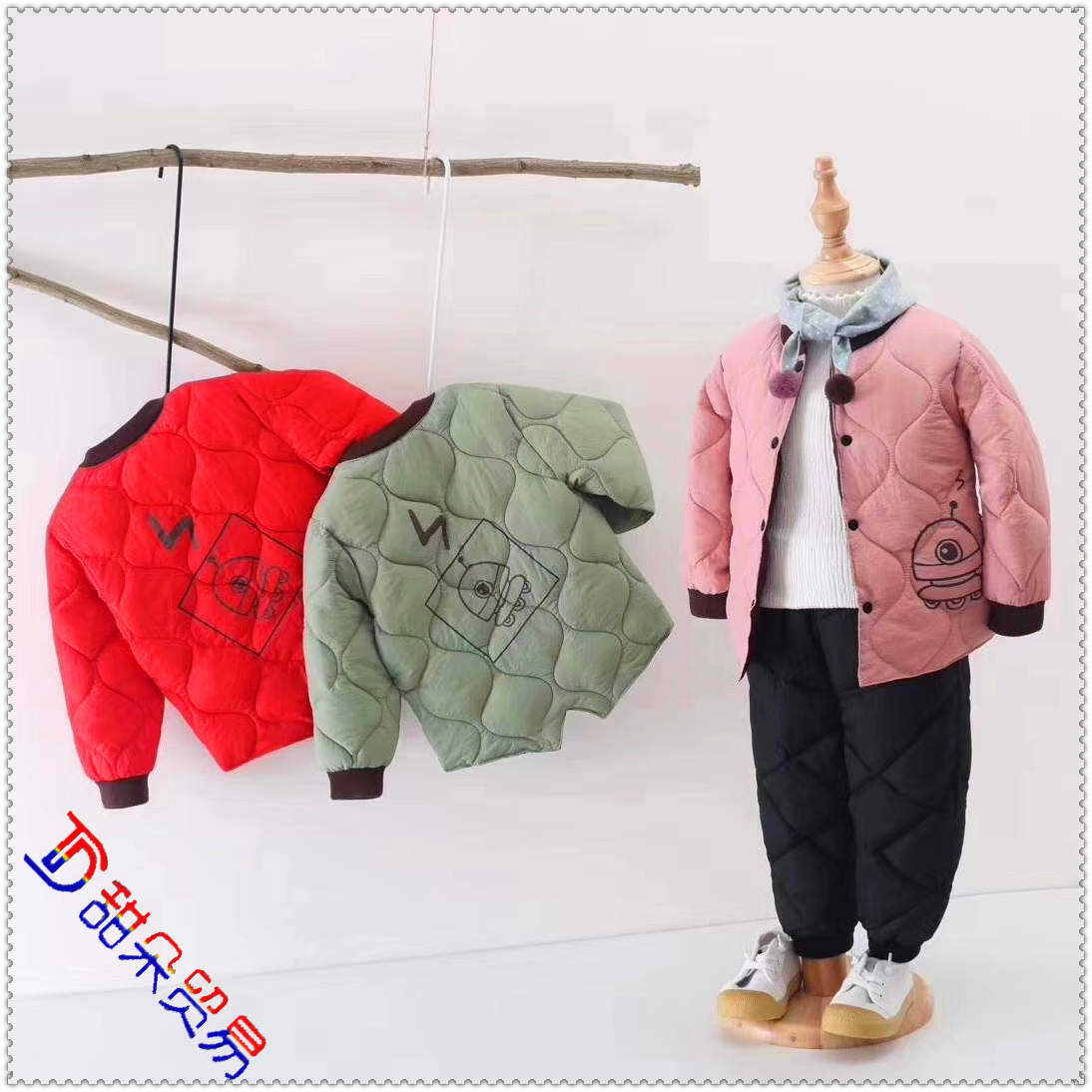 New autumn/winter down jackets for children with inner pockets for boys short thermal coats for girls