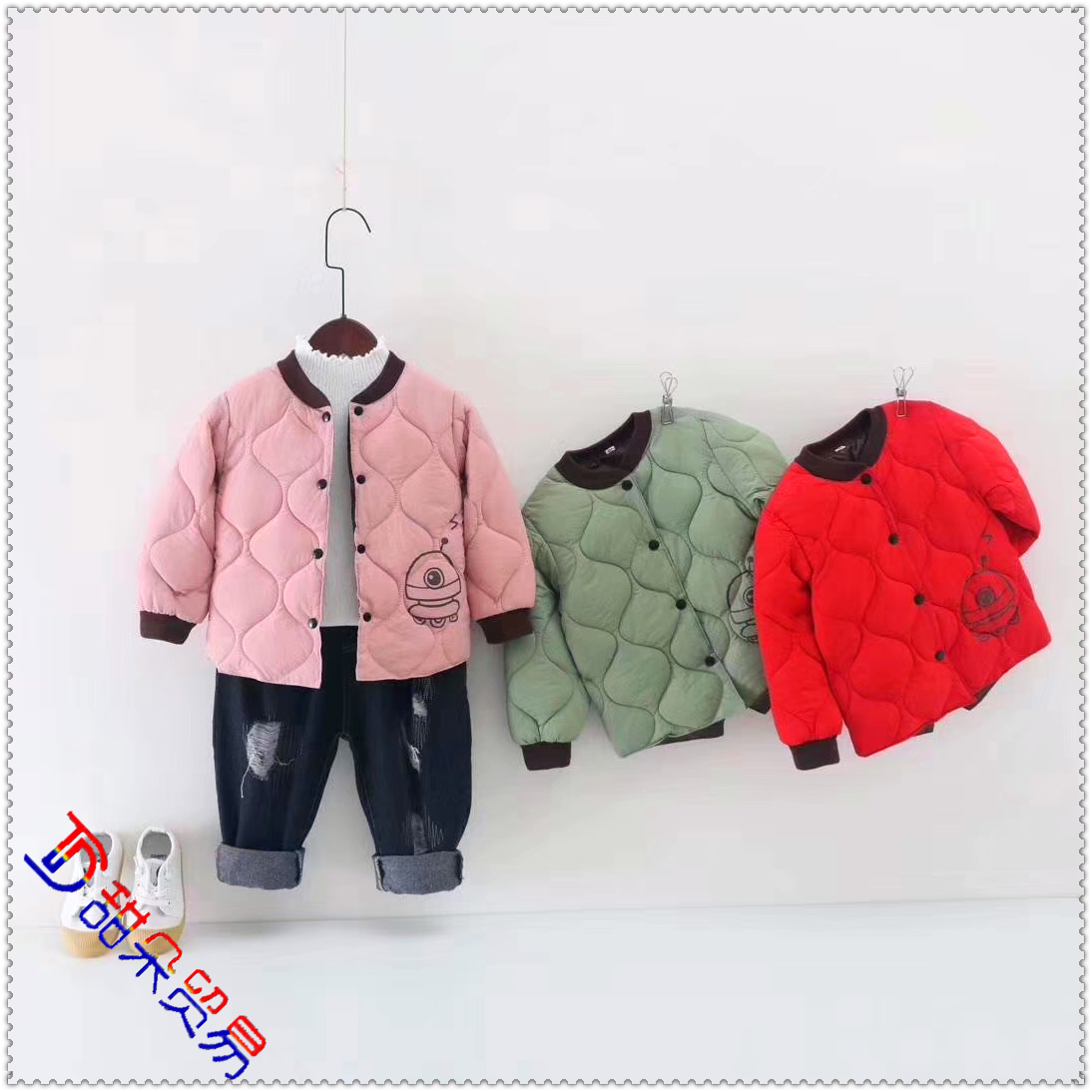 New autumn/winter down jackets for children with inner pockets for boys short thermal coats for girls