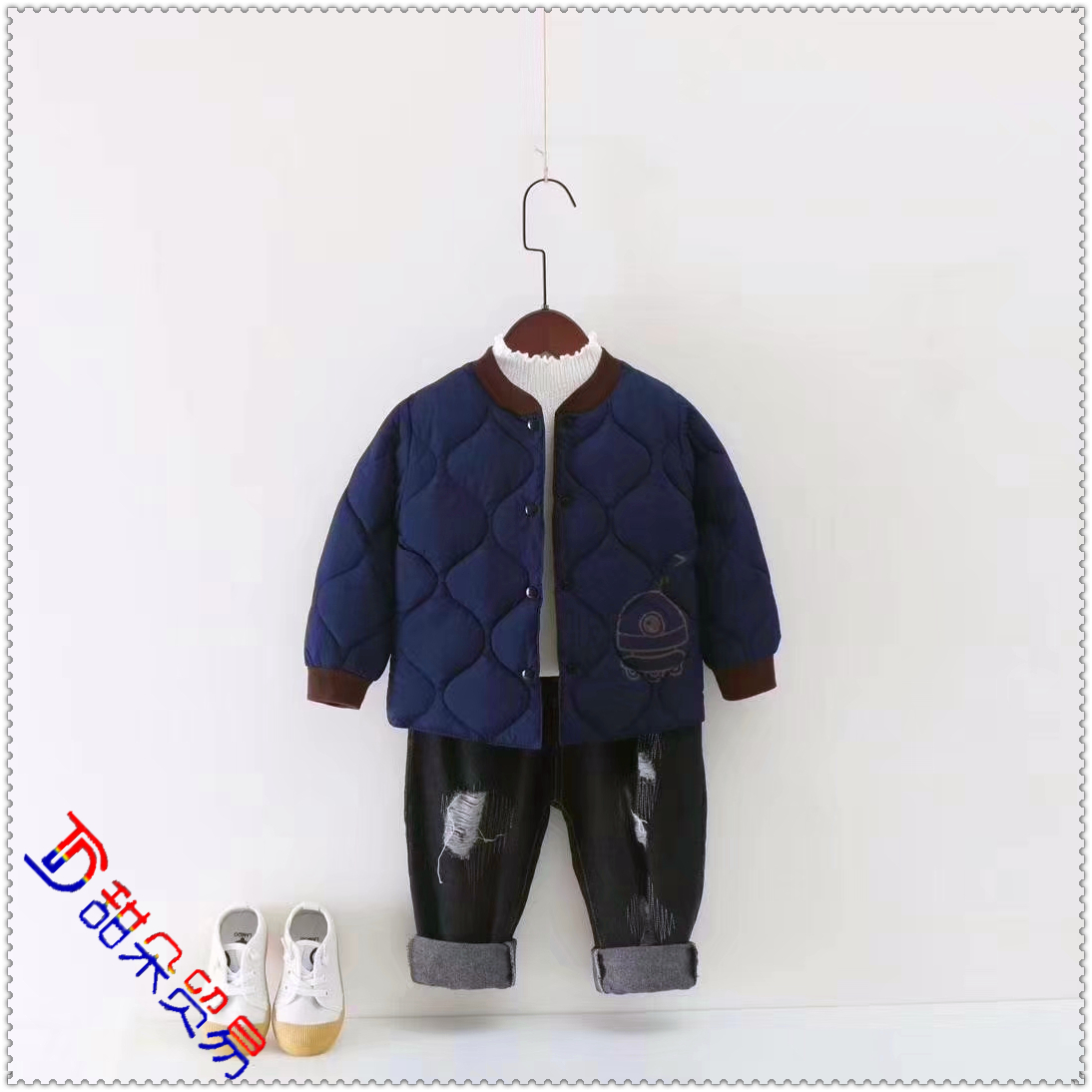 New autumn/winter down jackets for children with inner pockets for boys short thermal coats for girls