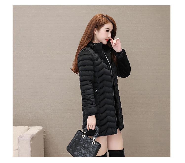Autumn and Winter 2020 new down cotton-padded jackets for middle-aged and elderly women, padded cotton-padded jackets with thickened warm coats for slimming