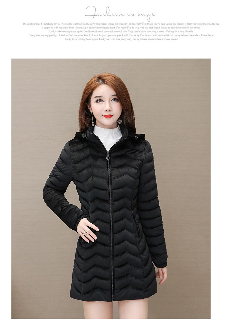 Autumn and Winter 2020 new down cotton-padded jackets for middle-aged and elderly women, padded cotton-padded jackets with thickened warm coats for slimming