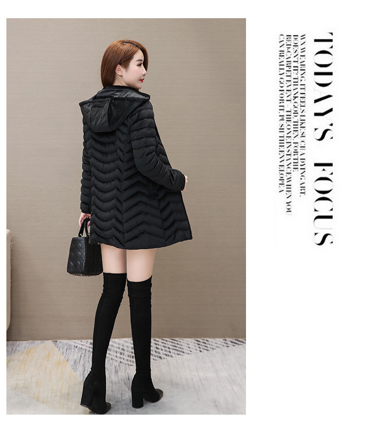 Autumn and Winter 2020 new down cotton-padded jackets for middle-aged and elderly women, padded cotton-padded jackets with thickened warm coats for slimming