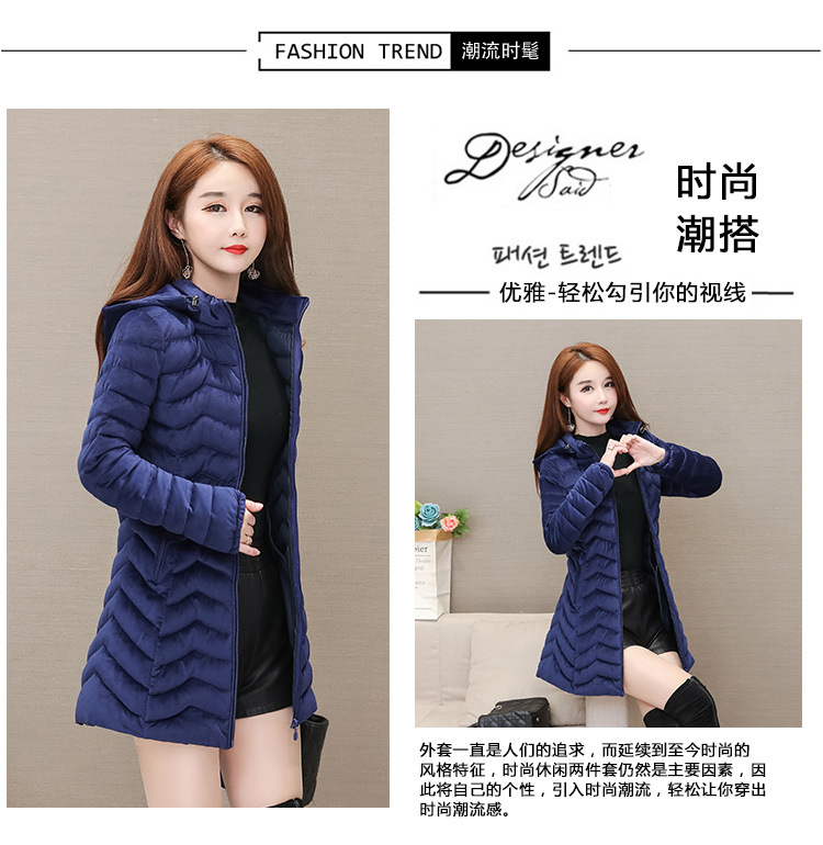 Autumn and Winter 2020 new down cotton-padded jackets for middle-aged and elderly women, padded cotton-padded jackets with thickened warm coats for slimming