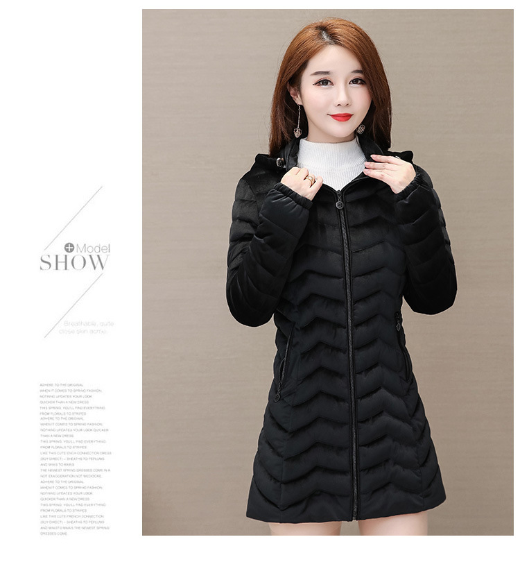Autumn and Winter 2020 new down cotton-padded jackets for middle-aged and elderly women, padded cotton-padded jackets with thickened warm coats for slimming