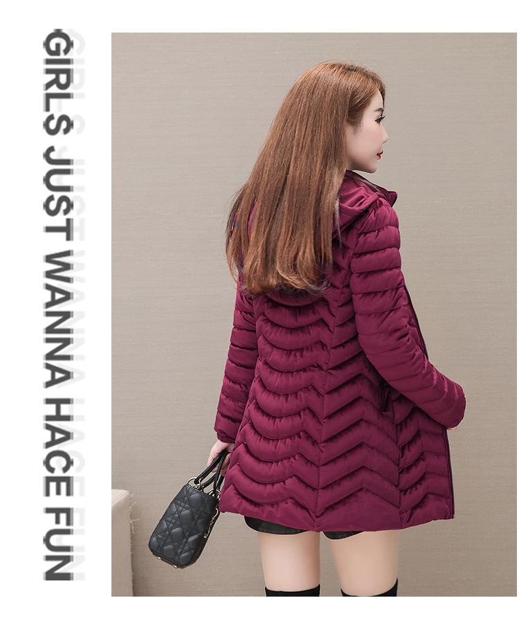 Autumn and Winter 2020 new down cotton-padded jackets for middle-aged and elderly women, padded cotton-padded jackets with thickened warm coats for slimming
