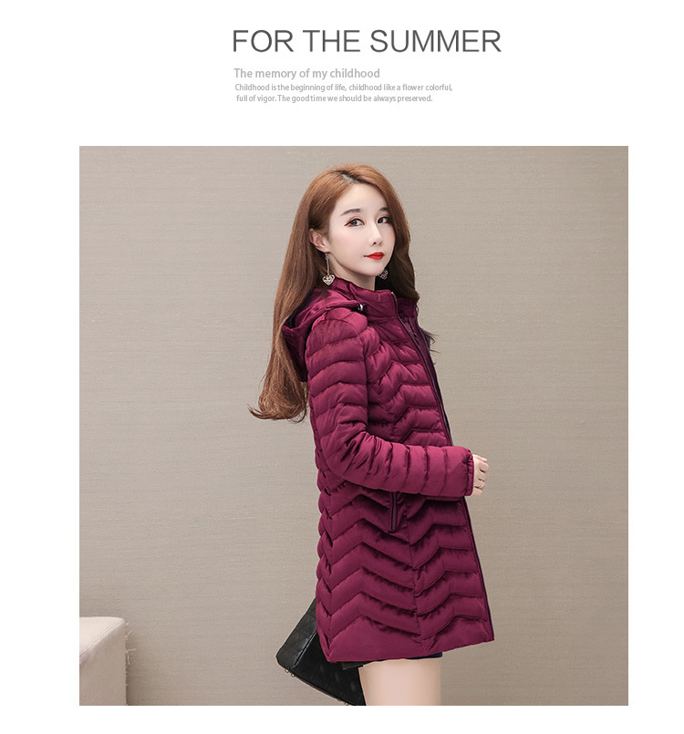 Autumn and Winter 2020 new down cotton-padded jackets for middle-aged and elderly women, padded cotton-padded jackets with thickened warm coats for slimming