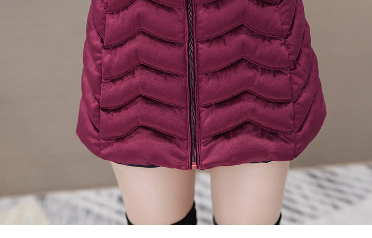 Autumn and Winter 2020 new down cotton-padded jackets for middle-aged and elderly women, padded cotton-padded jackets with thickened warm coats for slimming
