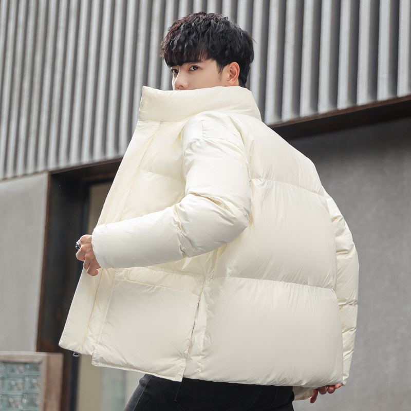 Men&#039;s 2021 New Korean Style Winter Men&#039;s Jackets Lapel Glossy Leisure Warm Men&#039;s Lightweight down Jacket Men&#039;s