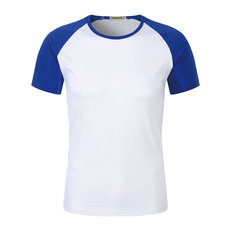 200G Modal Stitching Raglan round Neck Short Sleeve T-shirt Children's Summer Camp Business Attire Activity Kindergarten