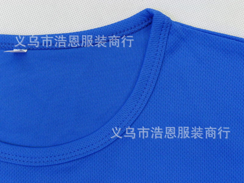 High - grade bird's eye full polyester quick dry fabric T-shirt T-shirt T-shirt T-shirt.
