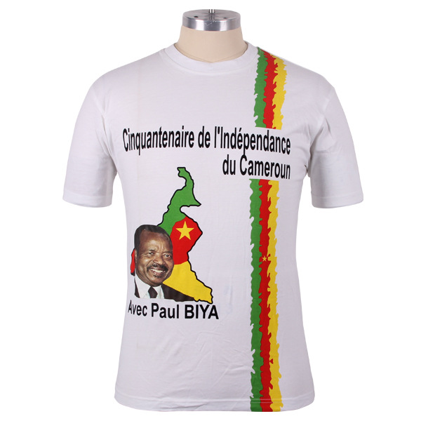 Customized bulk guanggu shan election t-shirts T-shirt unlined upper garment of elections