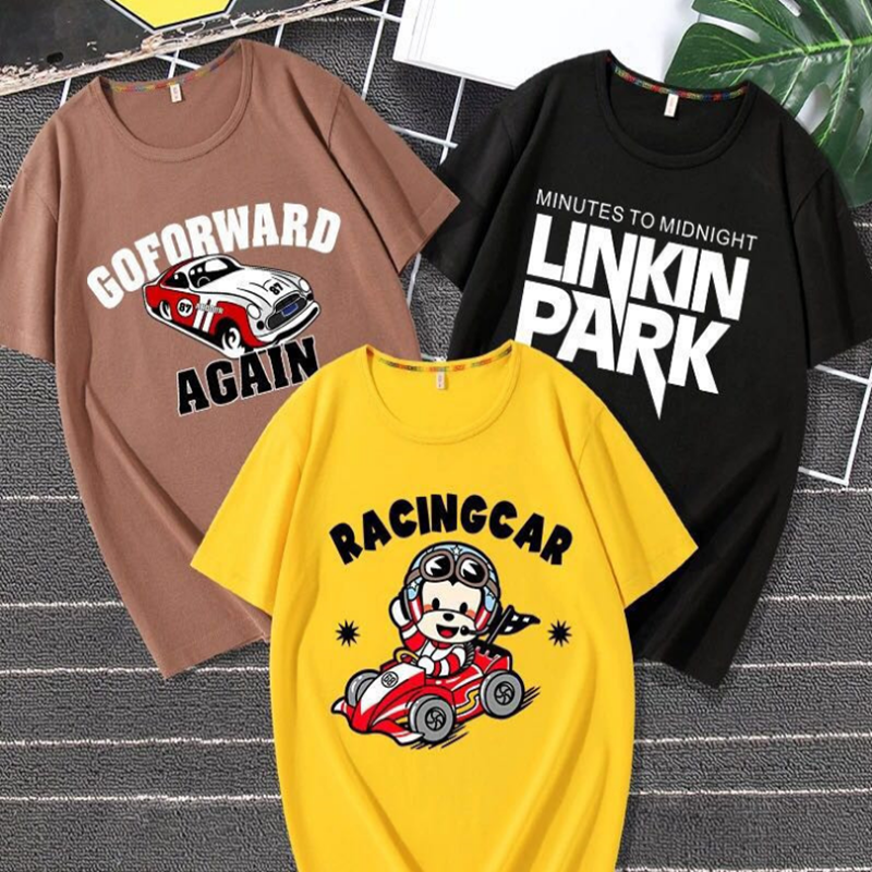 Ground Push Children&#039;s Clothing 1-5 Yuan Suitable for Running Rivers and Lakes Cheap Children&#039;s Clothing Short-Sleeved T-shirt Big Manufacturers First-Hand Supply Wholesale