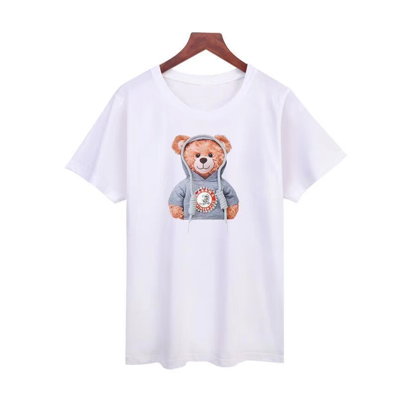 Summer Cartoon Short Sleeve T-shirt Women's Fashionable All-Match Loose Half Sleeve Student Top Ins Couple Half Sleeve