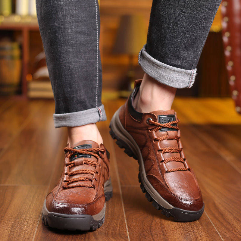 Outdoor Climbing Boots 2021 Autumn and Winter New Breathable Velvet Sport Casual Fashion Trends Leather Shoes Sneakers Men's Shoes Outdoor Climbing Boots 2021 Autumn and Winter New Breathable Velvet Sport Casual Fashion Trends Leather Shoes Sneakers Men's Shoes