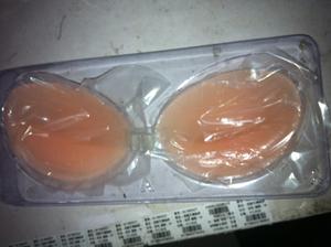 Silicone bra breast patch invisible solid padded bra