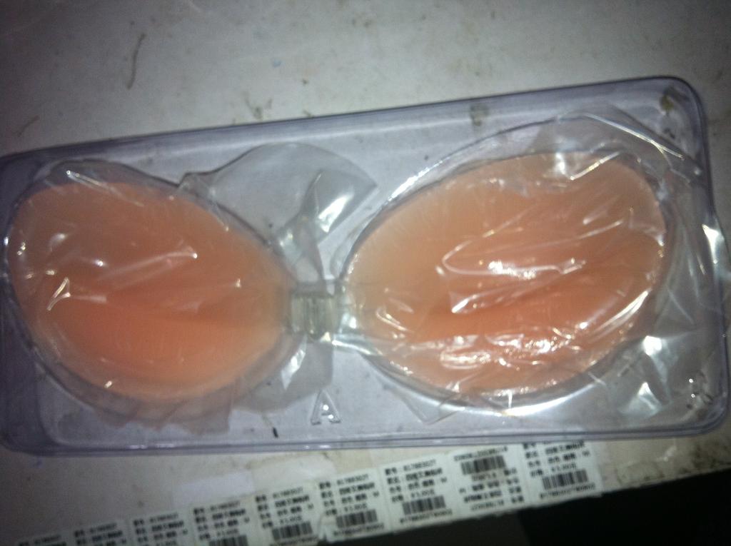 Silicone bra breast patch invisible solid padded bra