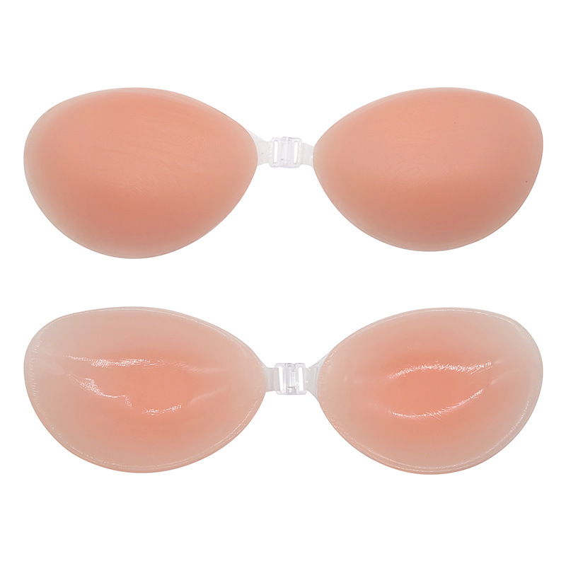 Factory Direct Sales Silicone Bra Silicone Bra Push up Chest Paste Strapless Invisible Breast Pad Underwear Chest Paste