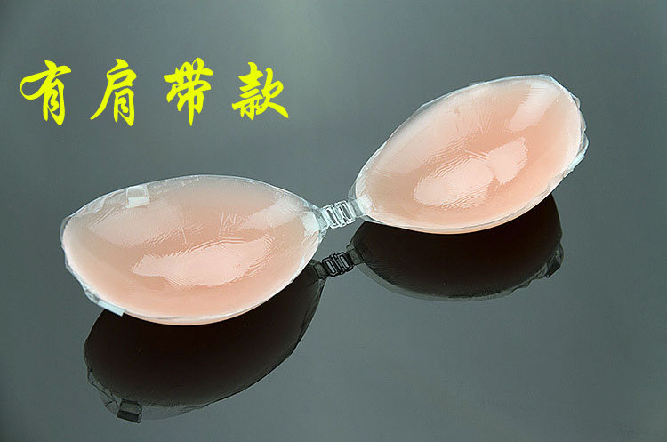 Contact bra silicone bra bra with breast stickers bride wedding sand dress swimming Contact bra