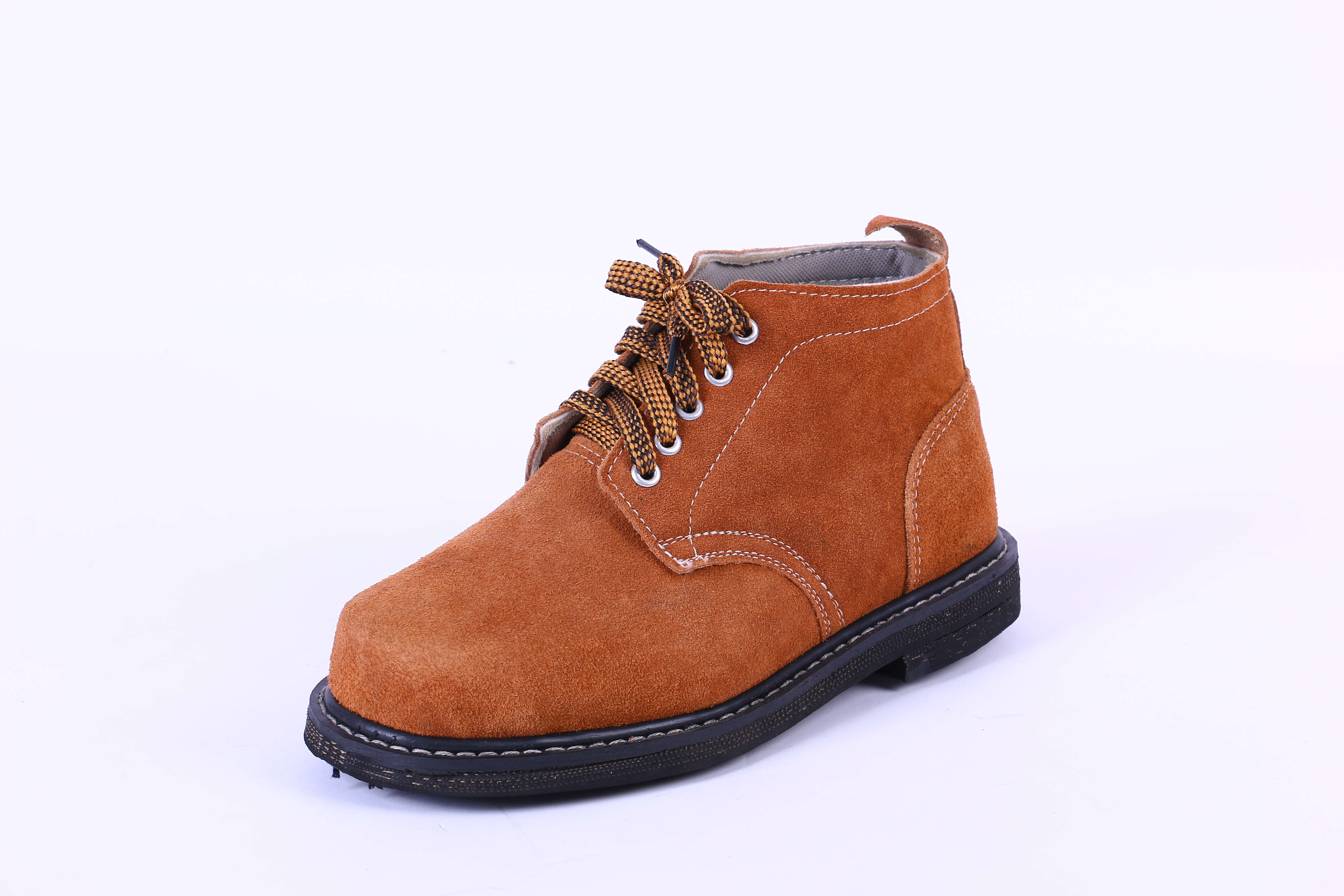 High-top labor protection shoes work shoes khaki men's non-slip rubber sole high temperature protective shoes High-top labor protection shoes work shoes khaki men's non-slip rubber sole high temperature protective shoes