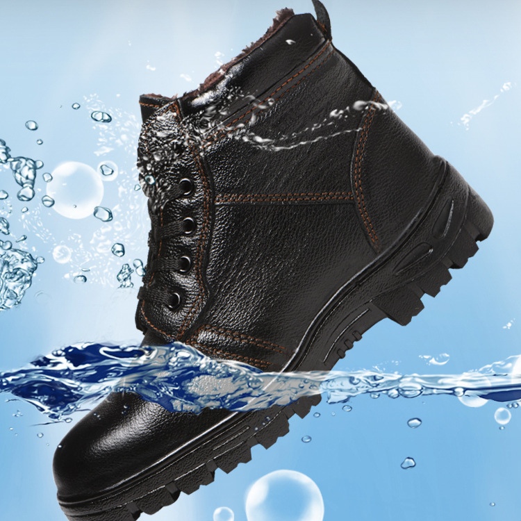 High-Top Winter Woolen Cotton Cotton Safety Shoes Anti-Smashing and Anti-Penetration Steel Toe Non-Slip Cotton-Padded Boots Safety Protective Footwear Work Shoes High-Top Winter Woolen Cotton Cotton Safety Shoes Anti-Smashing and Anti-Penetration Steel Toe Non-Slip Cotton-Padded Boots Safety Protective Footwear Work Shoes