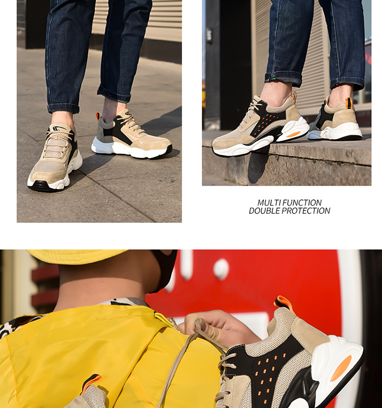Cross-Border Summer New Lightweight Protective Shoes Pu Soft Bottom Breathable Mesh Anti-Smashing Safety Shoes Puncture-Proof Work Shoes for Men Cross-Border Summer New Lightweight Protective Shoes Pu Soft Bottom Breathable Mesh Anti-Smashing Safety Shoes Puncture-Proof Work Shoes for Men