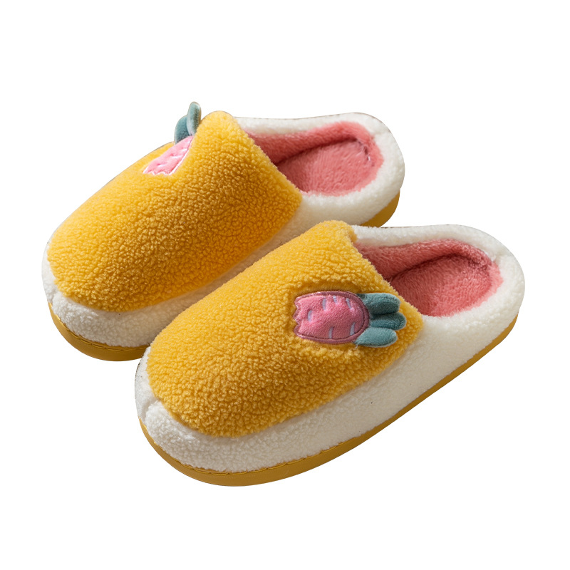New Cotton Slippers Men&#039;s Thickened Winter Indoor Home Non-Slip Home Warm Breathable Cotton Shoes Women&#039;s Winter