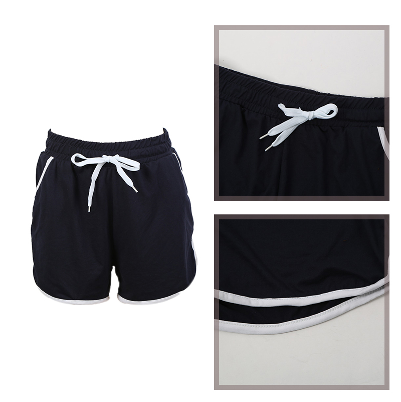Summer loose high waist sports shorts running yoga hot pants leisure home pajama beach pants
