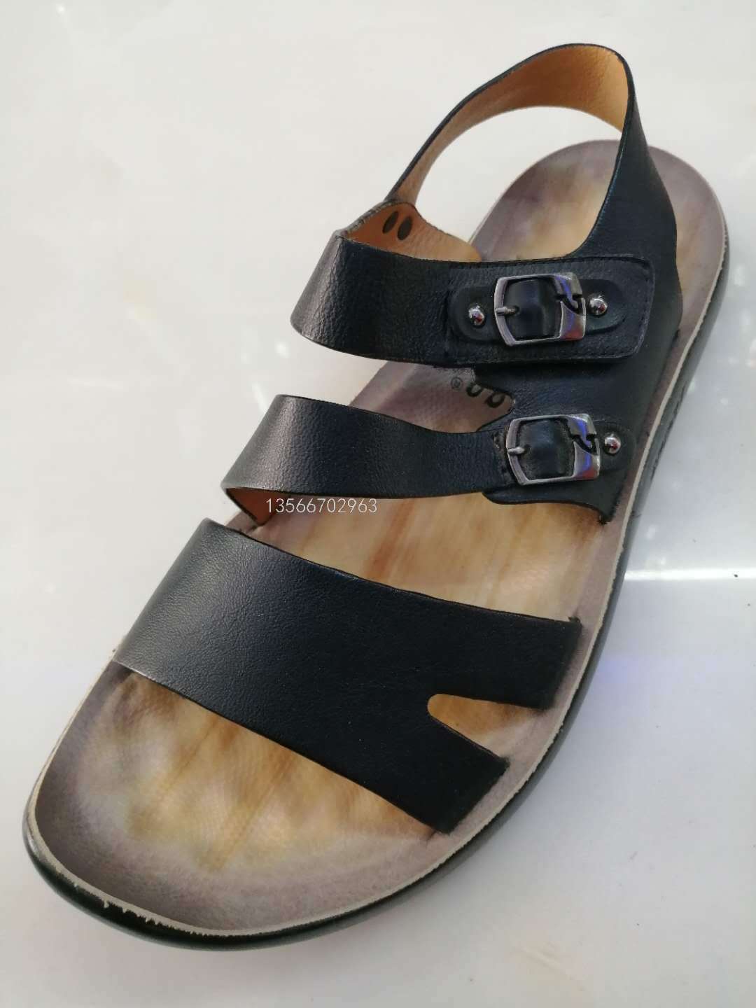 Stock Men&#039;s Sandals Summer Casual Open Toe Beach Shoes Youth Roman Trendy Shoes