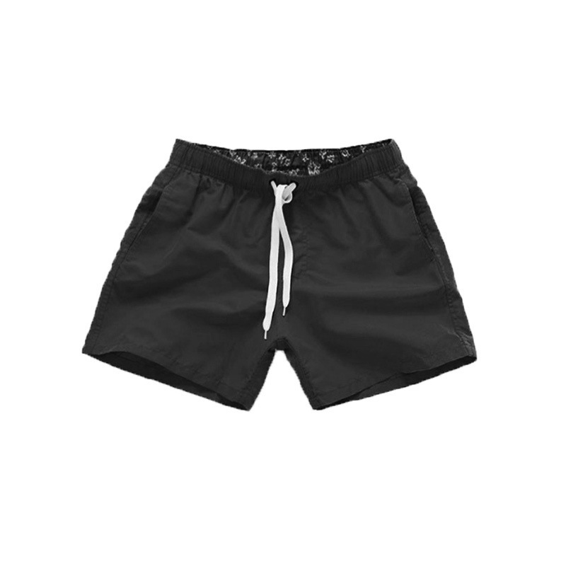 Beach Pants Men&#039;s Shorts Three-Point Summer Boardshort Men&#039;s Beach Pants Solid Color European and American Beach Pants Men&#039;s Large Trunks