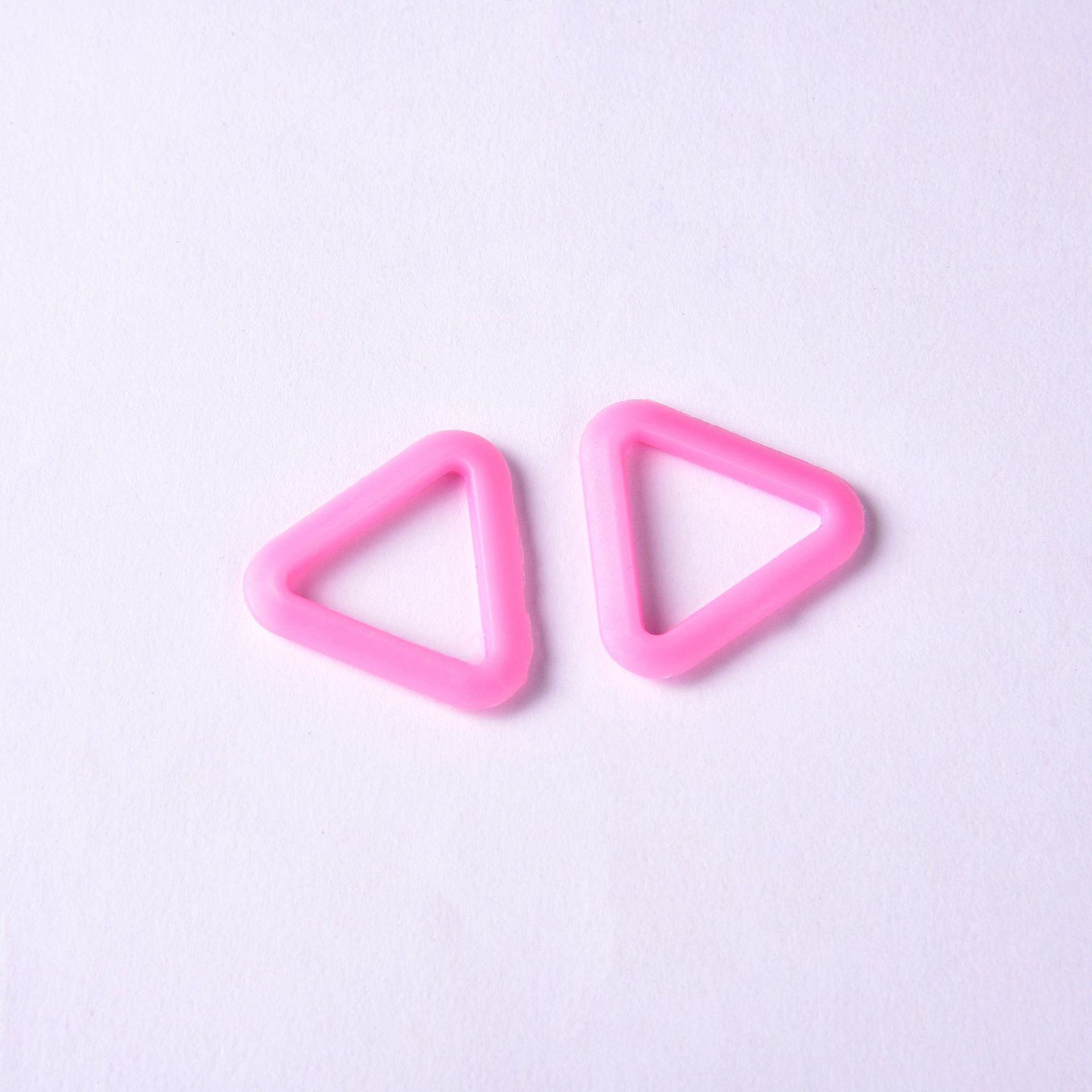 Semicircle D-Ring Bra Hook Plastic Underwear Triangle Adjustable Buckle Accessories Black and White See-through Bra Straps Adjustable Buckle