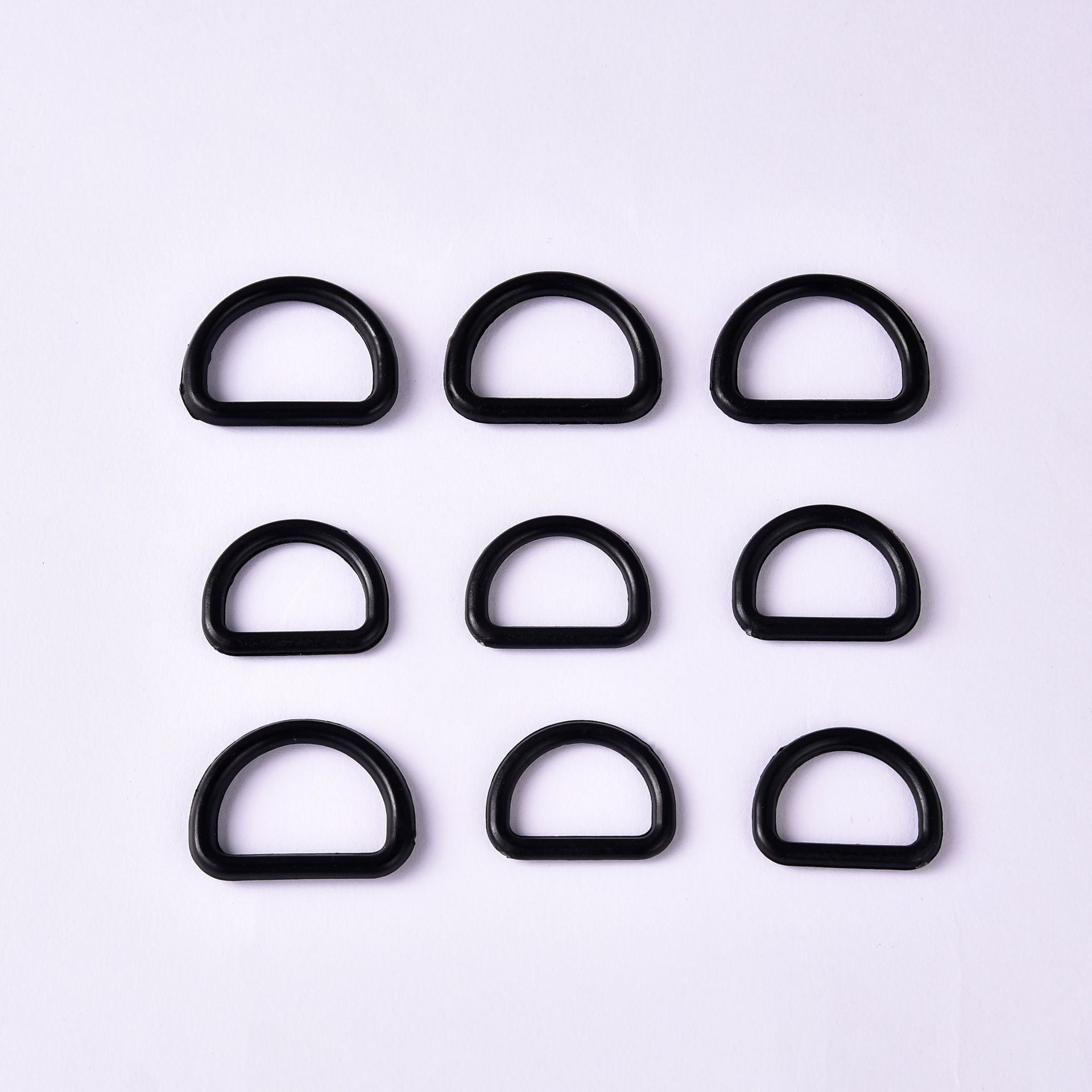 Semicircle D-Ring Bra Hook Plastic Underwear Triangle Adjustable Buckle Accessories Black and White See-through Bra Straps Adjustable Buckle